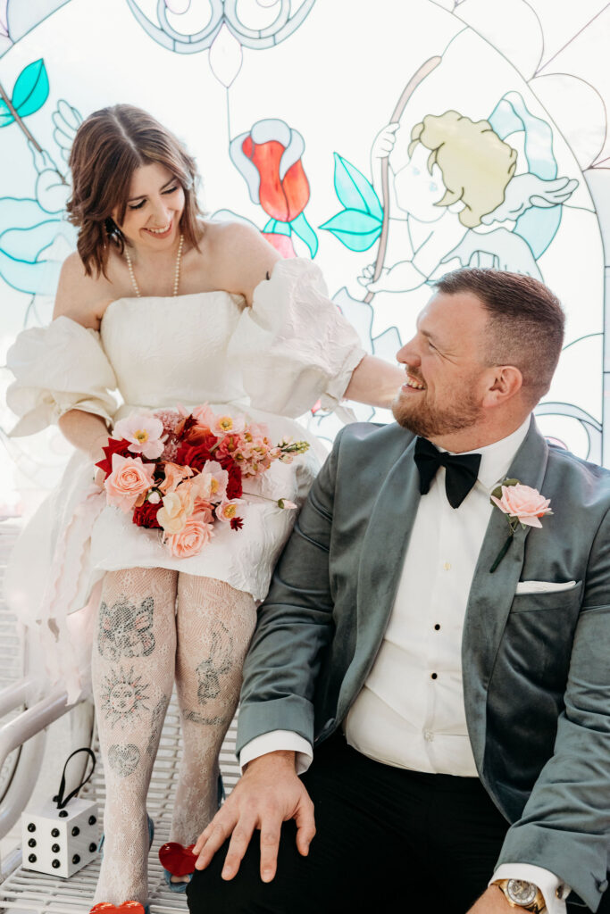 Iconic Las Vegas Elopement at Little White Wedding Chapel | Sophie & James