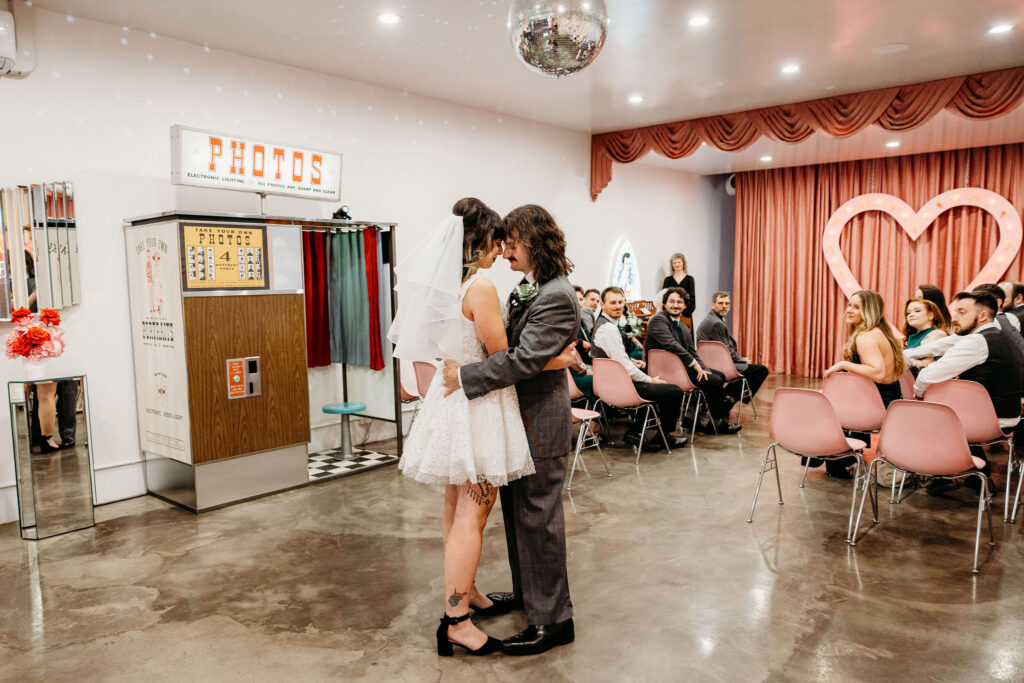 Desiree & Ryan’s Artsy Las Vegas Elopement at Sure Thing Chapel and Fremont Street