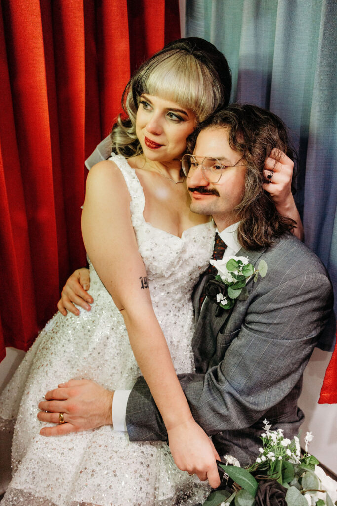 Artsy bridal portraits in Las Vegas