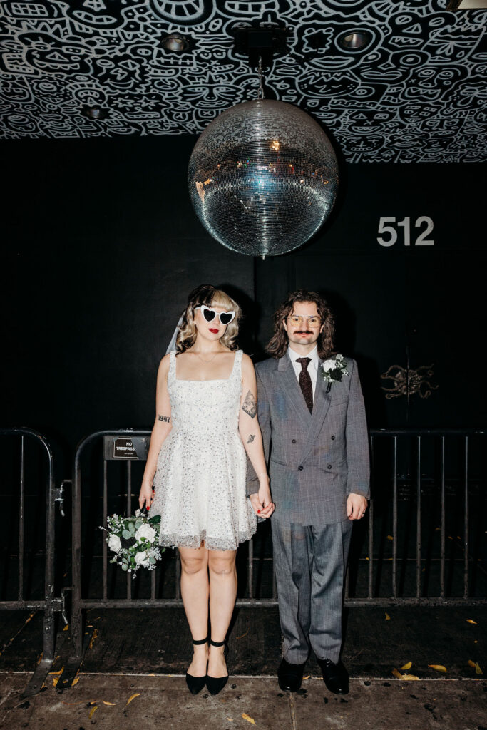 Desiree & Ryan’s Artsy Las Vegas Elopement at Sure Thing Chapel and Fremont Street