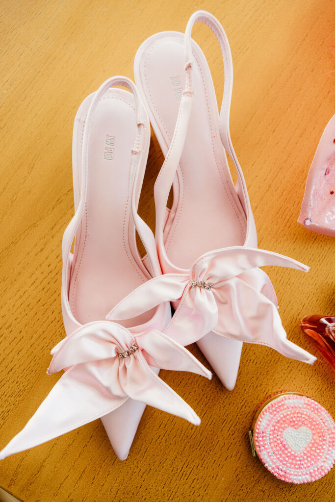stunning picture of the wedding shoes
