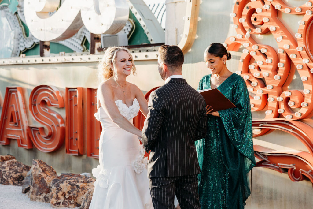 Neon Lights & After Party Vibes: Jessica & Patrick’s Neon Museum Wedding in Las Vegas