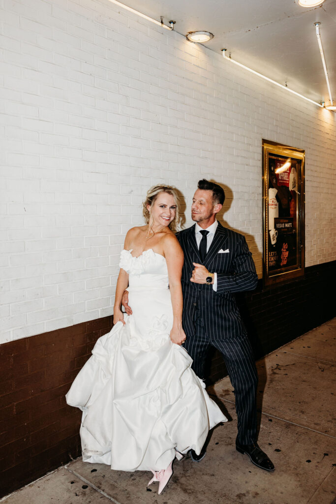 fun bridal portraits in DTLV