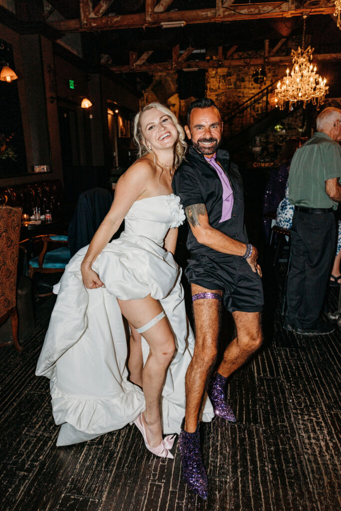 fun wedding reception party in las vegas