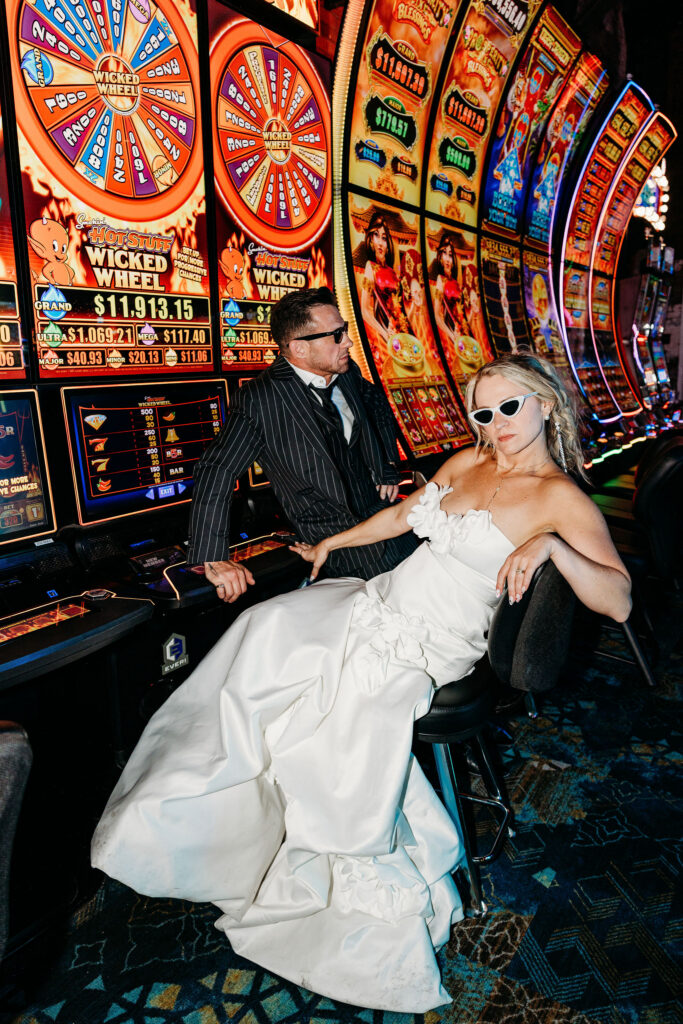 Neon Lights & After Party Vibes: Jessica & Patrick’s Neon Museum Wedding in Las Vegas