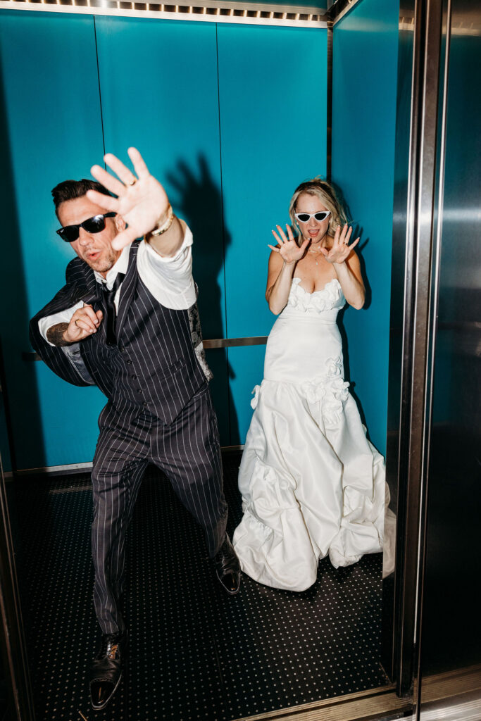 playful bridal session in las vegas