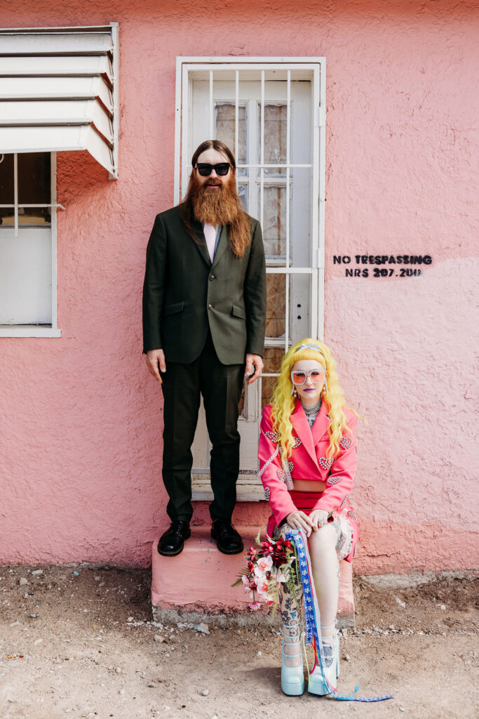 Bride and groom at their dream elopement