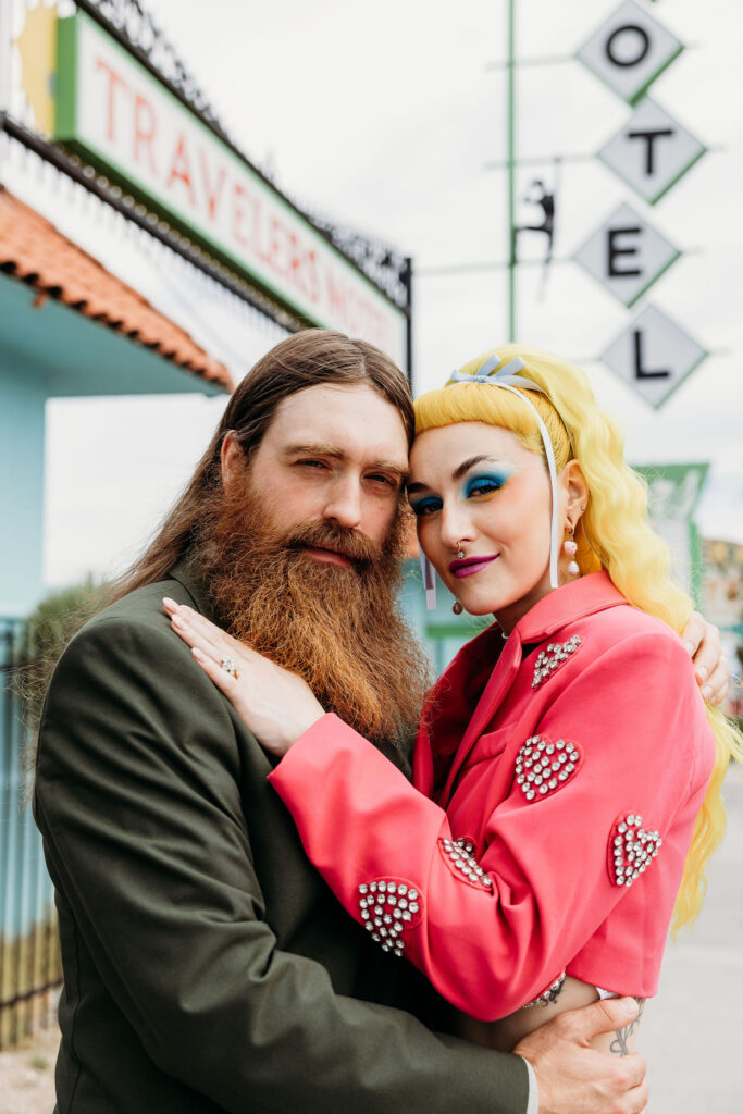A Wild & Iconic Hellvis Wedding at Sure Thing Chapel in Las Vegas