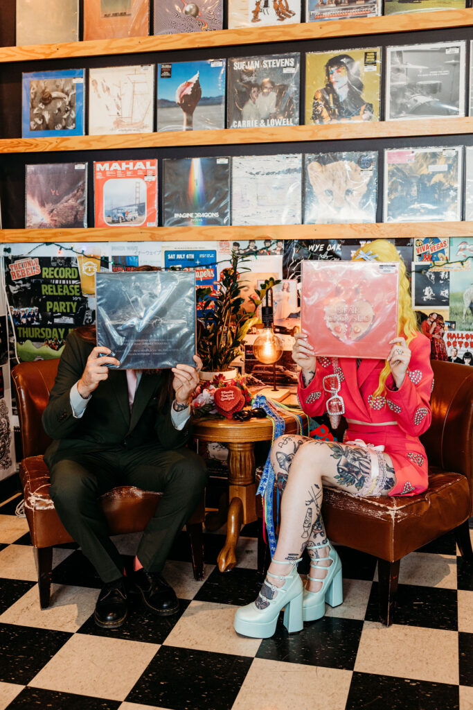 A Wild & Iconic Hellvis Wedding at Sure Thing Chapel in Las Vegas