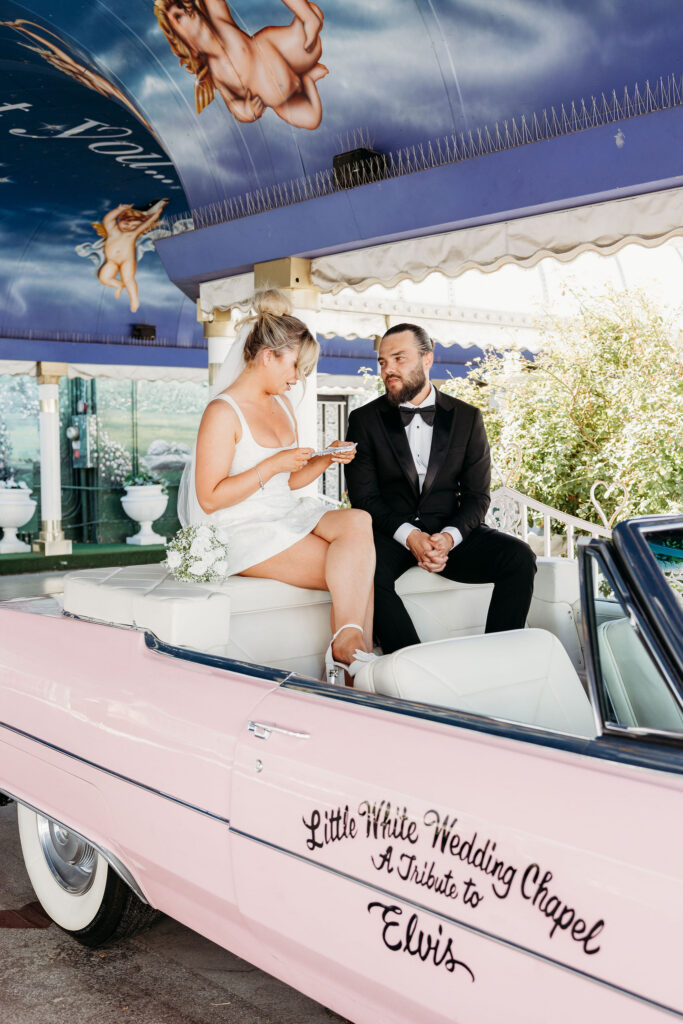 cute picture of the bride and groom at their dream ceremony