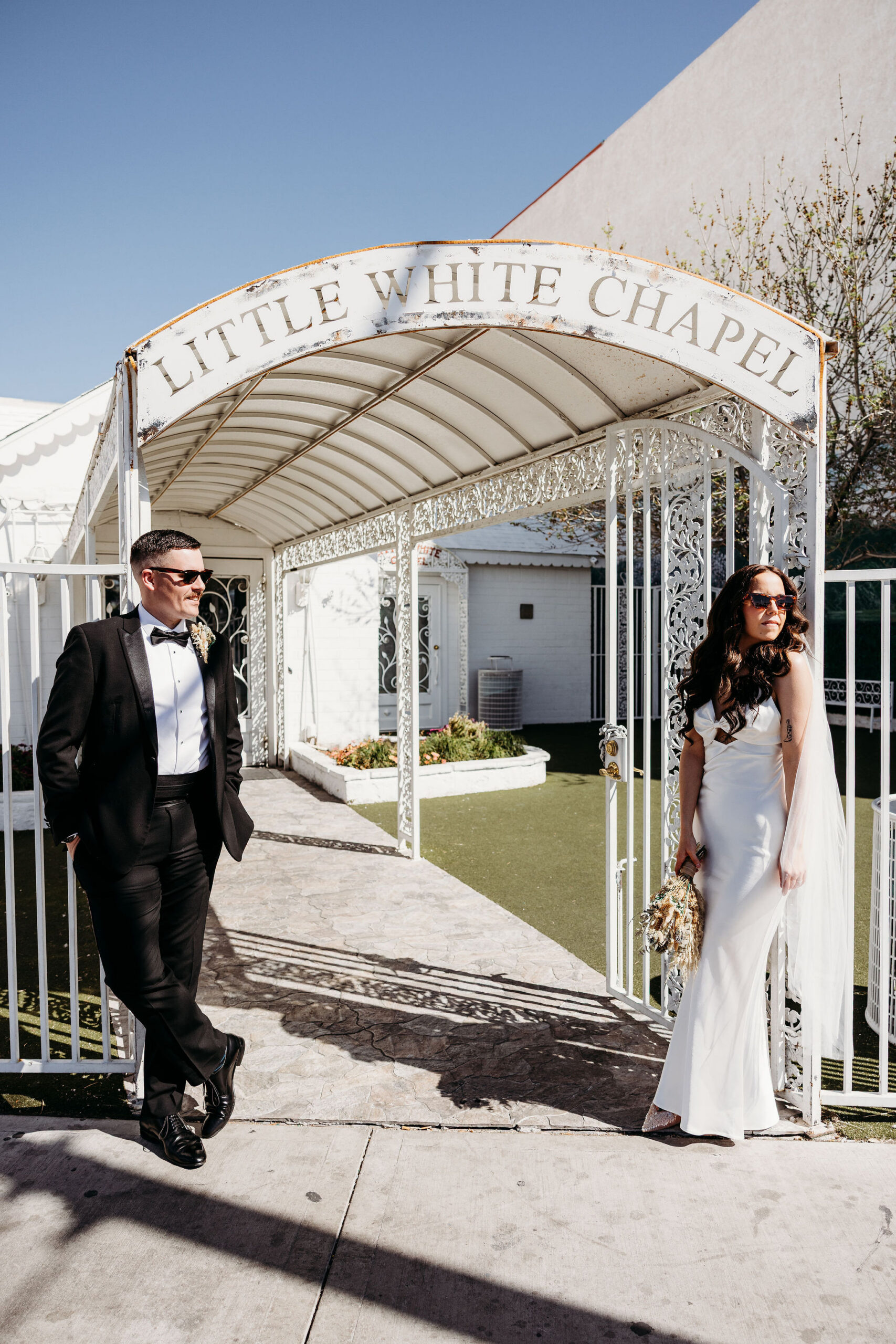Downtown Las Vegas bridal photos