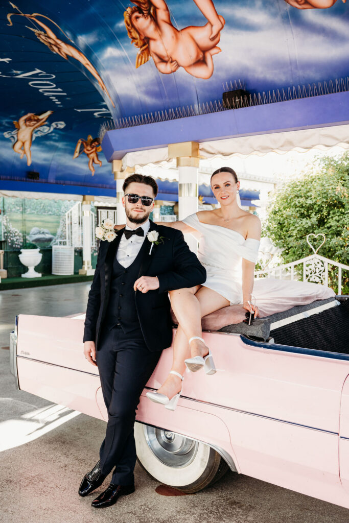 fun bridal portraits in las vegas