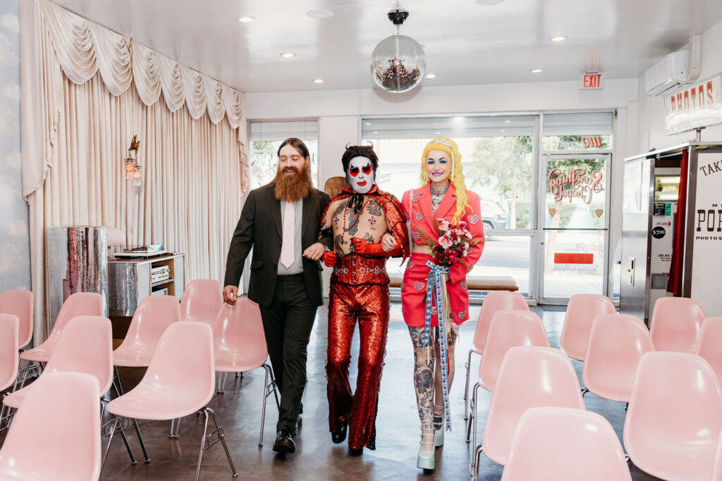 A Wild & Iconic Hellvis Wedding at Sure Thing Chapel in Las Vegas