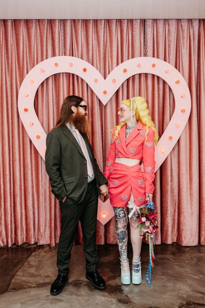 A Wild & Iconic Hellvis Wedding at Sure Thing Chapel in Las Vegas