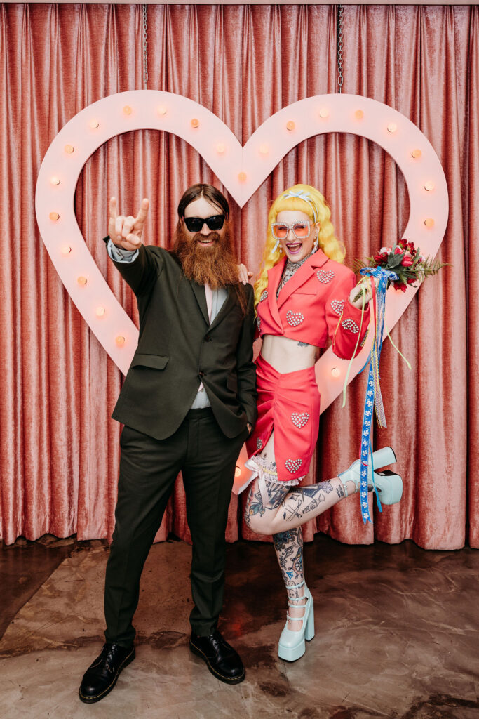 A Wild & Iconic Hellvis Wedding at Sure Thing Chapel in Las Vegas