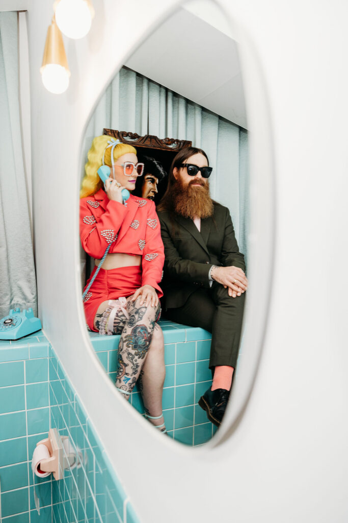 A Wild & Iconic Hellvis Wedding at Sure Thing Chapel in Las Vegas