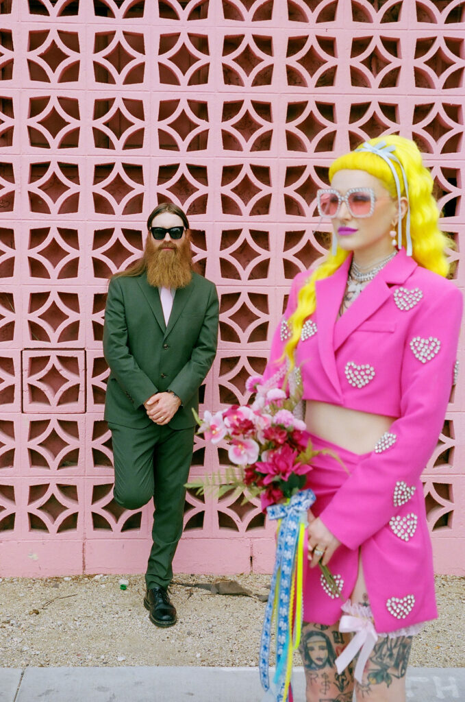 A Wild & Iconic Hellvis Wedding at Sure Thing Chapel in Las Vegas