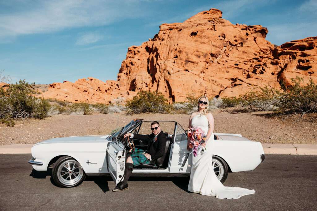 Playful and romantic bridal portraits in Las Vegas