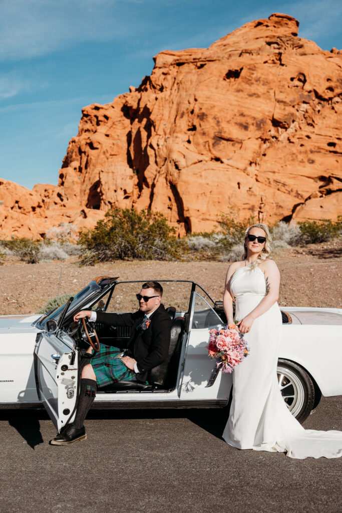 How Hellbent Hitchings Creates Epic Las Vegas Desert Elopements in the Middle of Nowhere