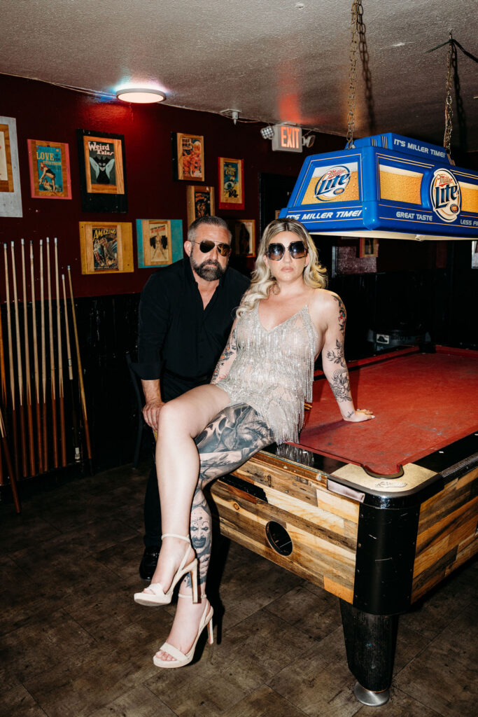 A Vintage Hollywood Glam Las Vegas Vow Renewal at Showgirl House and Sure Thing Too