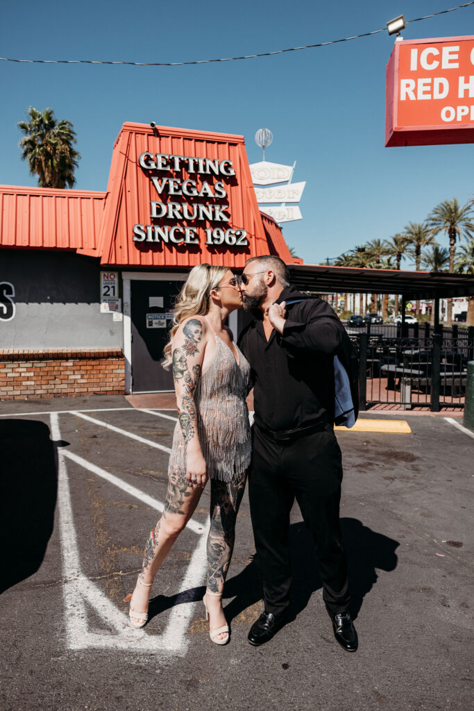 golden hour bridal portraits in las vegas