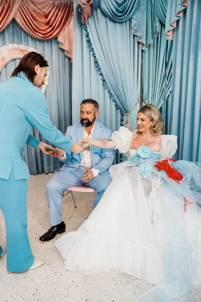 fun bridal portraits in las vegas