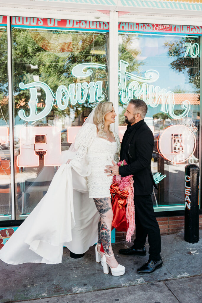 A Vintage Hollywood Glam Las Vegas Vow Renewal at Showgirl House and Sure Thing Too