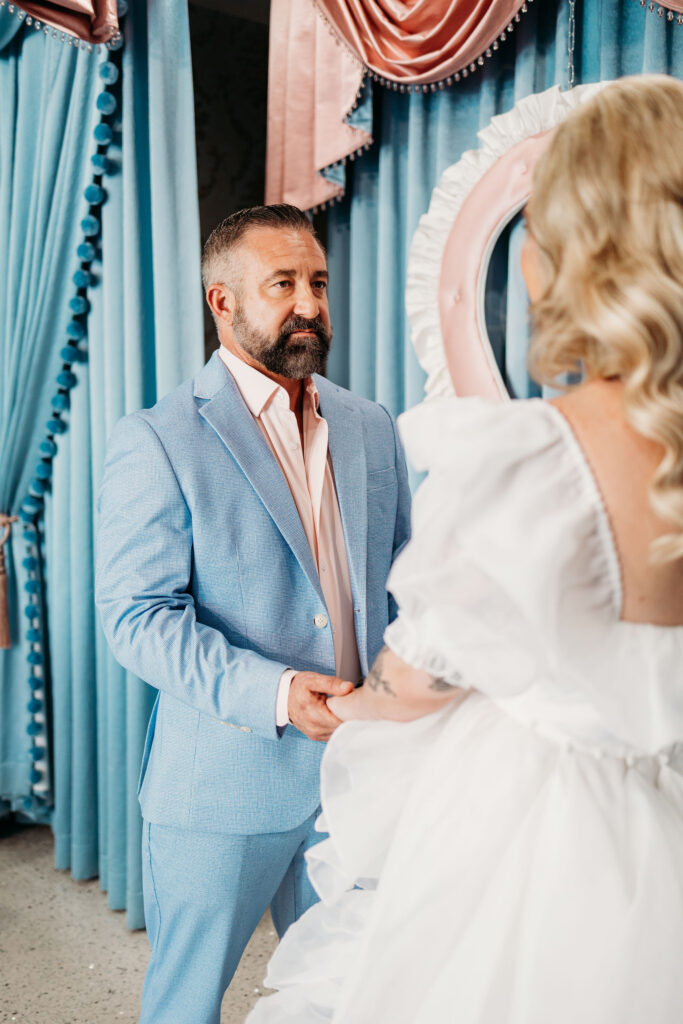 A Vintage Hollywood Glam Las Vegas Vow Renewal at Showgirl House and Sure Thing Too
