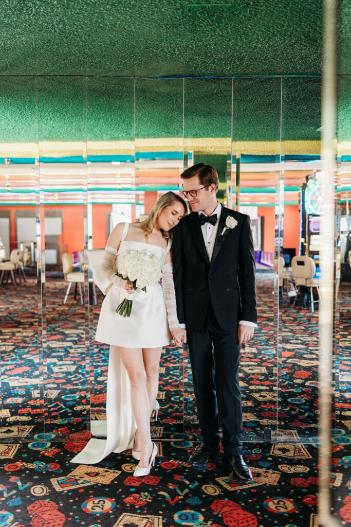 Las Vegas Bridal Photos at Circus Circus and Fremont Street | Tanja & Stef