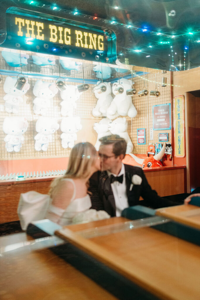 Las Vegas Bridal Photos at Circus Circus and Fremont Street | Tanja & Stef