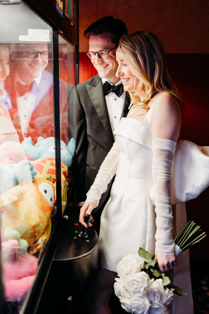 Las Vegas Bridal Photos at Circus Circus and Fremont Street | Tanja & Stef