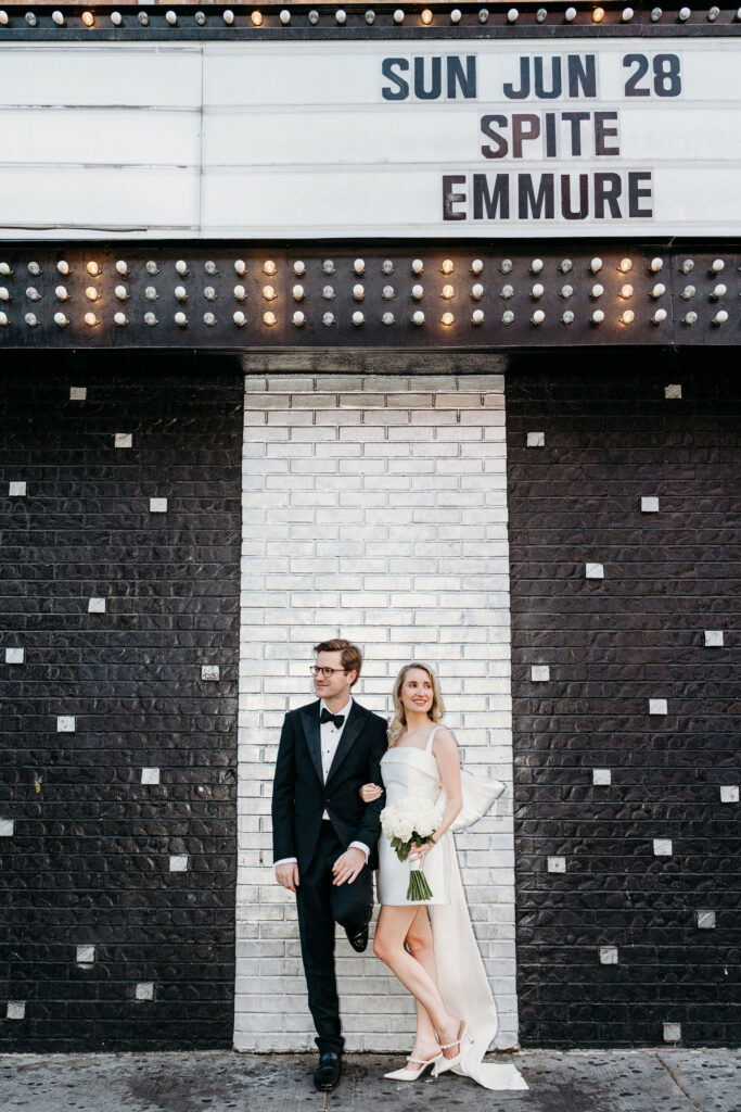 Newlyweds at the dream bridal session in Las Vegas