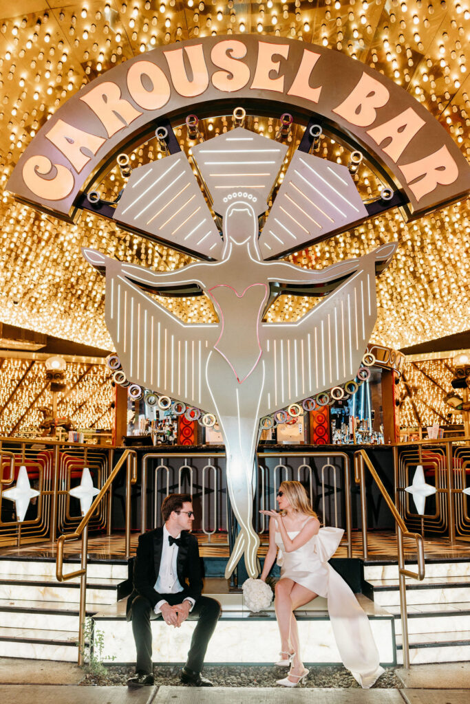 Timeless bridal photos, in fremont street