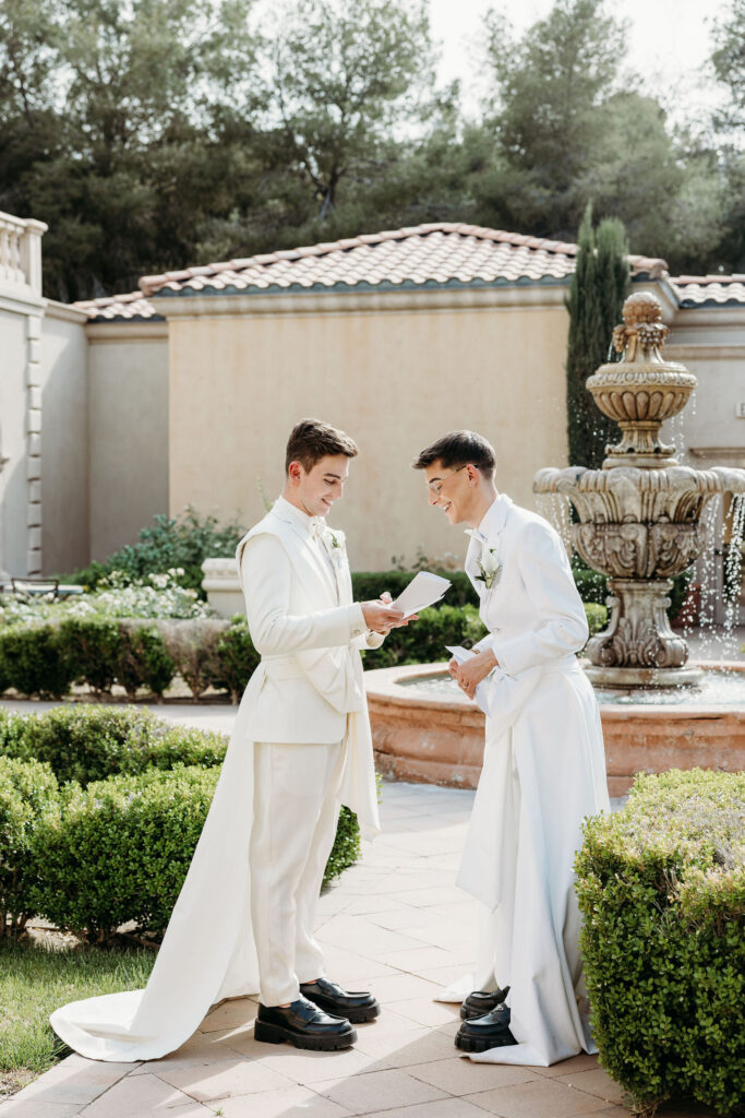 happy couple at their dream wedding day