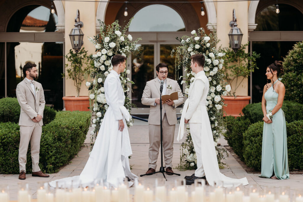 A Classic Hilton Lake Las Vegas Wedding with Private Vows & Timeless Style