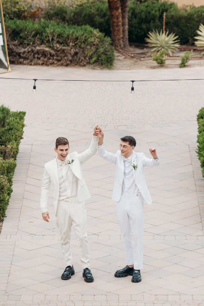 fun wedding reception party in las vegas