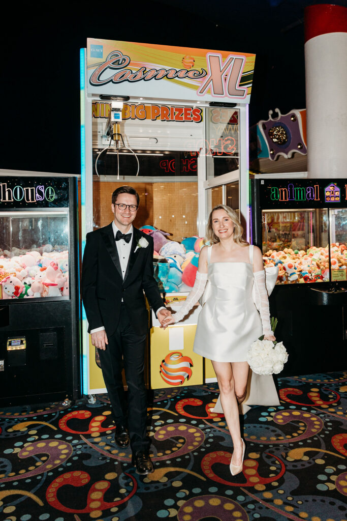 Las Vegas Bridal Photos at Circus Circus and Fremont Street | Tanja & Stef