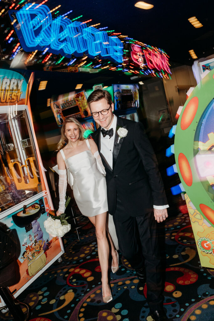 Las Vegas Bridal Photos at Circus Circus and Fremont Street | Tanja & Stef