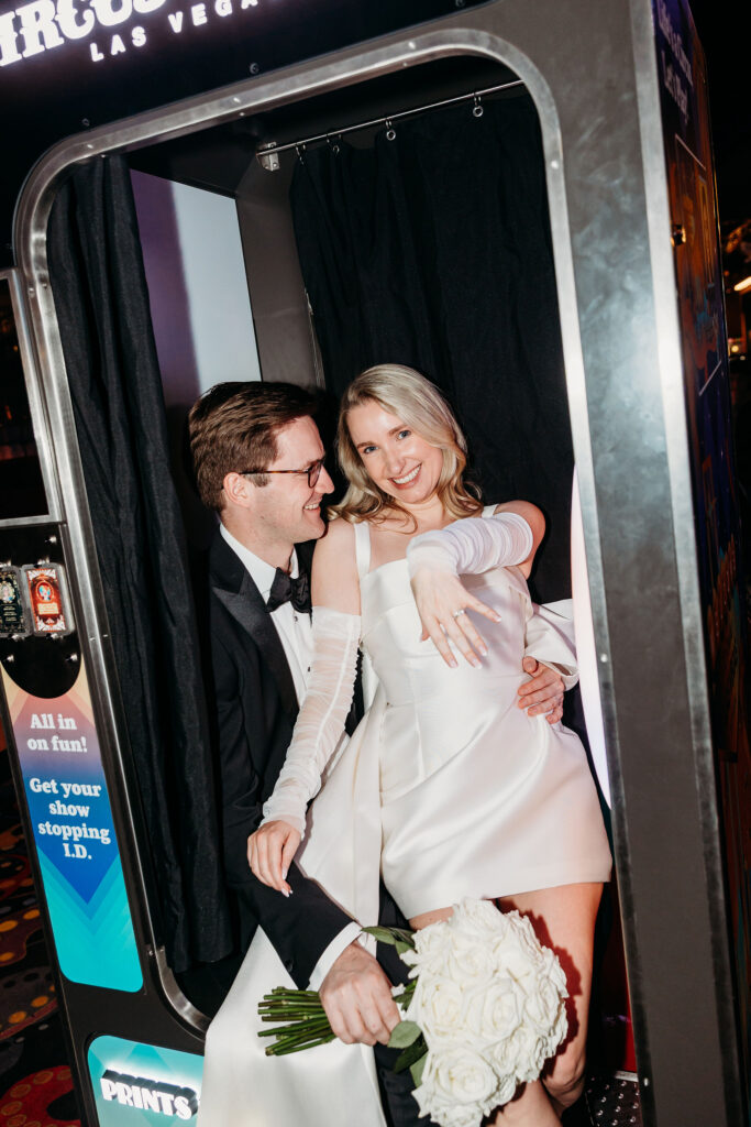 Las Vegas Bridal Photos at Circus Circus and Fremont Street | Tanja & Stef