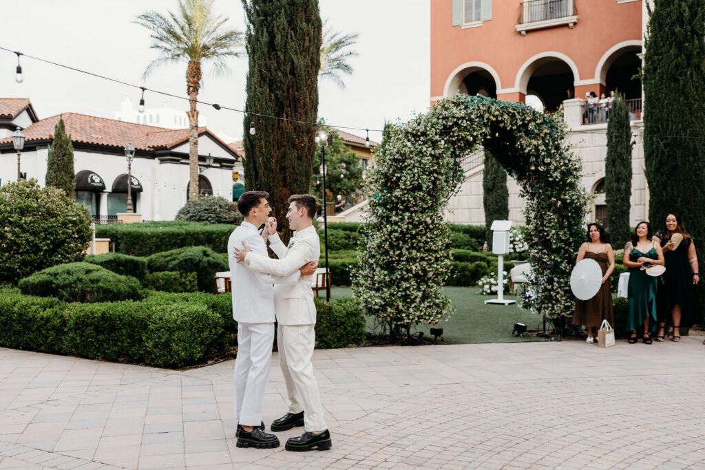 A Classic Hilton Lake Las Vegas Wedding with Private Vows & Timeless Style