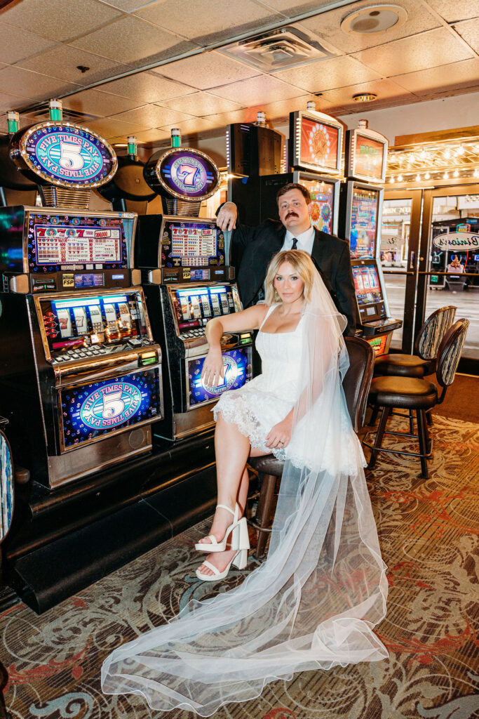 A Downtown Las Vegas Elopement at the Golden Nugget & Little White Chapel