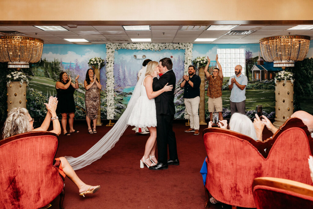 A Downtown Las Vegas Elopement at the Golden Nugget & Little White Chapel